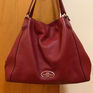 Coach Madison Pebbled Leather Phoebe Shoulder Bag